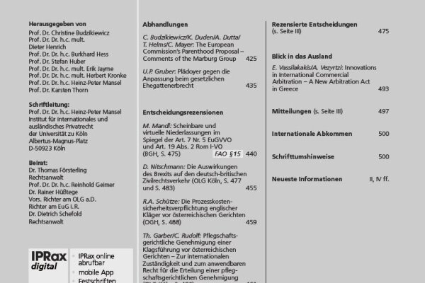 Abstimmung zwischen Europäischem Nachlasszeugnisverfahren und mitgliedstaatlichem Registerrecht