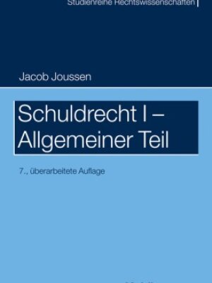 Schuldrecht I - Allgemeiner Teil